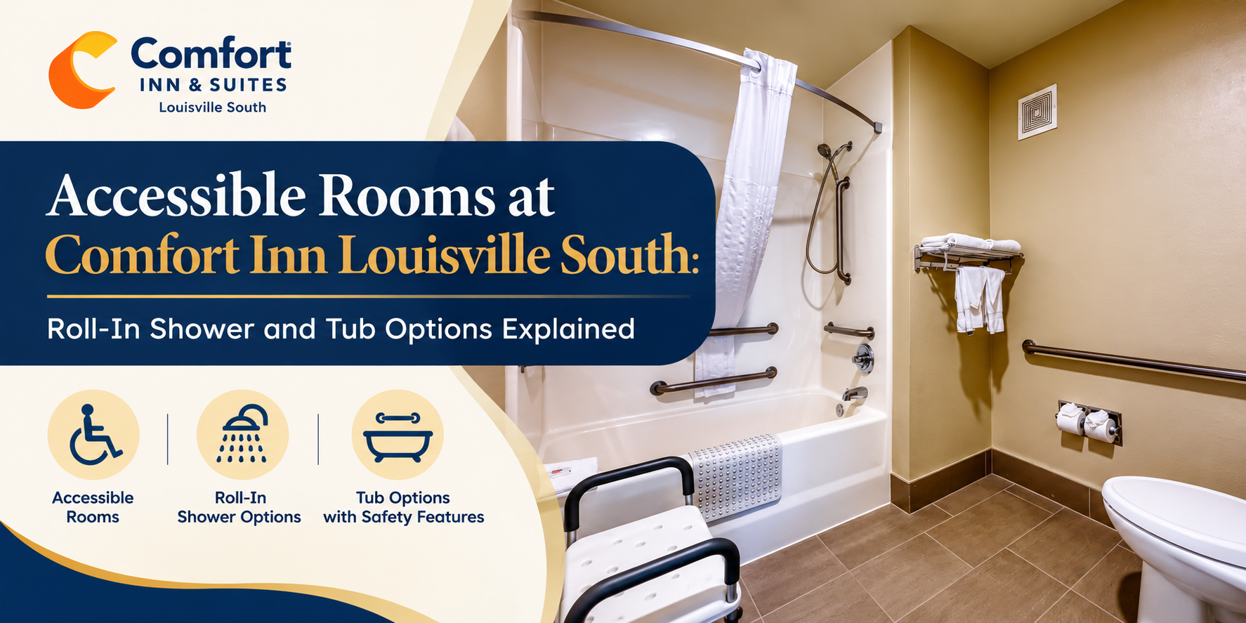 Accessible hotel rooms in Shepherdsville KY at Comfort Inn Louisville South